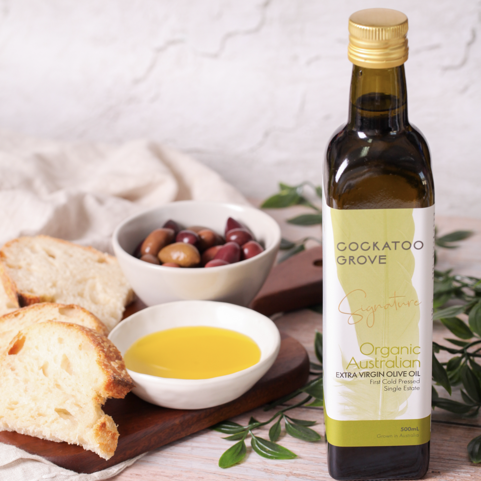 Signature Organic Extra Virgin Olive Oil 2L - Cockatoo Grove